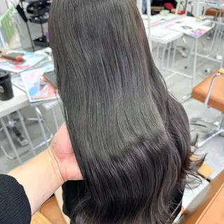 ロング カラー ヘアアレンジ ブリーチなしカラー /新百合ヶ丘/安形翔のヘアスタイル