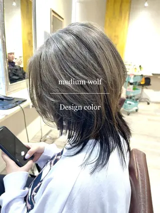 カラー 嶋村夏実🌼レイヤー 🌸白髪ぼかしのヘアスタイル