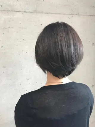 ショート カラー 大栗 佑也  髪質改善のヘアスタイル
