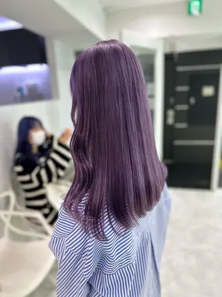 ロング カラー ヘアアレンジ flammeum所属・ハイトーン/ボブ /misakiのヘアスタイル