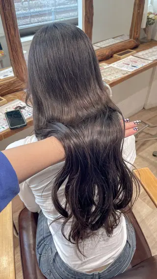 ロング カラー 似合わせカット ▫️ｲﾁｶ🌻のヘアスタイル