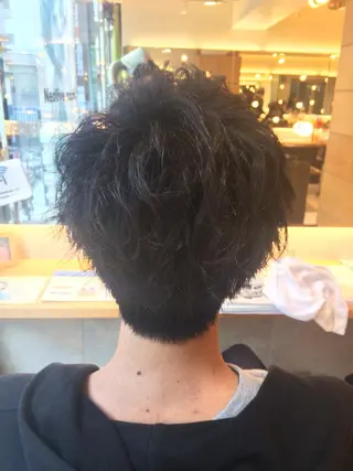 カラー パーマ ヘアアレンジ メンズ メンズパーマの巨匠 鈴木純のヘアスタイル