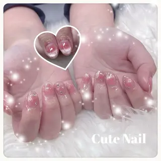 ネイル GO TODAY SHAiRE SALON原宿 Liber所属・️🫧もこ 艶感ネイル🫧のネイルデザイン