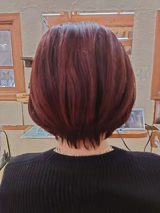 ショート 酸性ストレート/豊橋 市/湖西市/山本あづのヘアスタイル