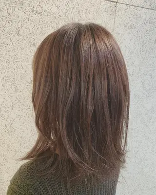 ミディアム MIRUCO by KURAKU所属・⭐️ハイトーンカラー ⭐️メンズパーマ達成のヘアスタイル