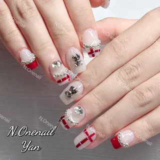 ネイル 長いだし/スカルプ/ パラシェルN.oneのネイルデザイン