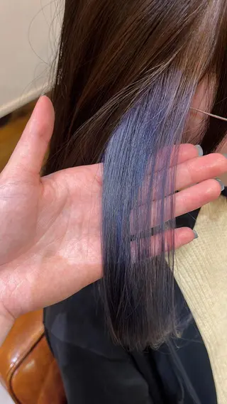 ミディアム カラー ヘアアレンジ mer..by hair salon Nido所属・mer.. ゆらのヘアスタイル