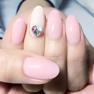 ネイル 浮きにくいフィルイン ｜上品シンプルネイルのネイルデザイン