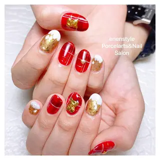 ミディアム ネイル 👑enen style👑のネイルデザイン