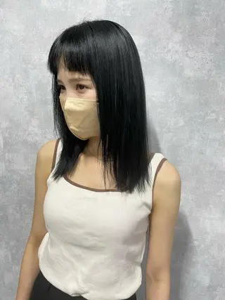 ミディアム C’LD hair  produce /シールドヘア所属・モテ髪/ボブ/ショー ト/アダチフウトのヘアスタイル