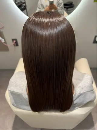 ミディアム 西川 凜のヘアスタイル