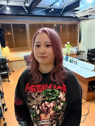 ミディアム カラー 京都/カラー/松野 翔のヘアスタイル