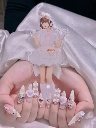 ネイル 長さだし専門店 M2　rikaのネイルデザイン