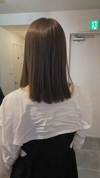 ミディアム カラー パーマ 大阪/梅田すぐ /パーマ落とし専門店のヘアスタイル