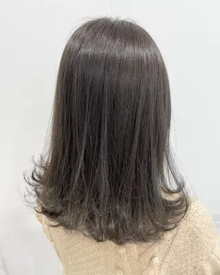 セミロング カラー 透明感カラー🤍 Kaitoのヘアスタイル