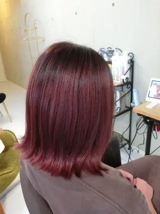 カラー ミディアム ma cherie 　naoのヘアスタイル