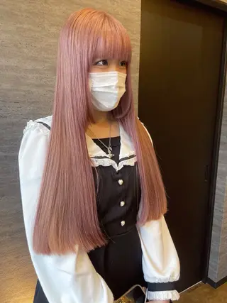 ロング JIEN MIUのヘアスタイル