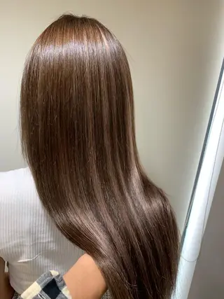 ロング カラー 下妻 カラーエクステ難波のヘアスタイル