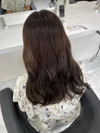 ロング カラー ヘアアレンジ ♥️うる艶暖色 銀座♥️mioのヘアスタイル