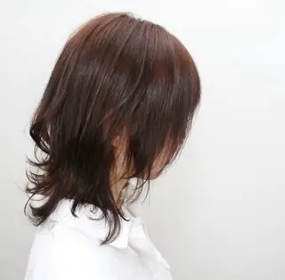 ミディアム 阿部 拓磨のヘアスタイル