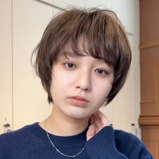 ショート カラー パーマ 🪷ショート/パーマ /ボブ🪷Akinaのヘアスタイル