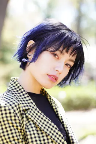 カラー ハイトーン/レイヤー /ケアブリーチ石川治のヘアスタイル