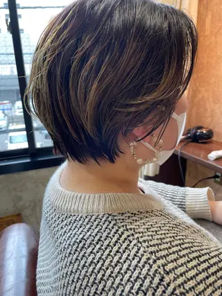ショート さの あやねのヘアスタイル