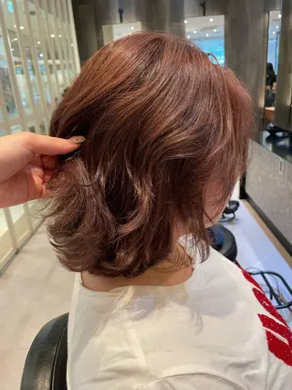 ショート カラー 透明感カラー🫧/ 髪質お悩み改善/みゆのヘアスタイル