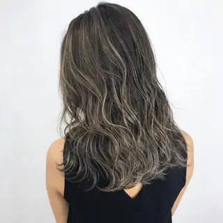 ロング カラー LUSTRE クロサワのヘアスタイル