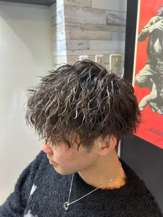 ショート パーマ メンズ HRK1st所属・HRK1st RYOKIのヘアスタイル