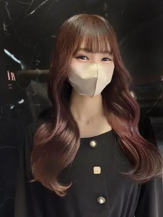 ロング カラー ヘアアレンジ 韓国ヘア/髪質改善 TAKAHIROのヘアスタイル