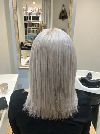 カラー miu🌝 ハイライト/一宮のヘアスタイル