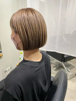 ミディアム カラー 'ele 🦄堀内佑茉のヘアスタイル