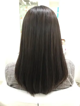セミロング カラー NATSUKI💟 EARTH二俣川のヘアスタイル