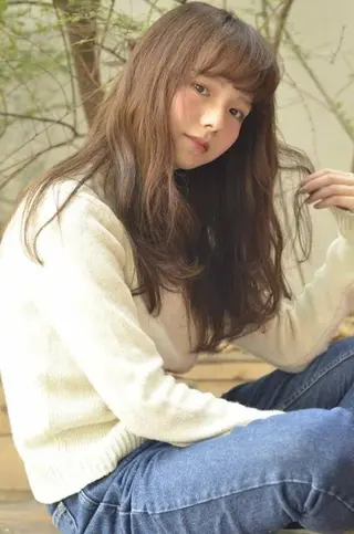 ロング パーマ カラー coii コイ【原宿/表参道】のヘアスタイル