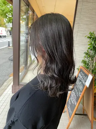 ミディアム カラー 永井 悠大のヘアスタイル