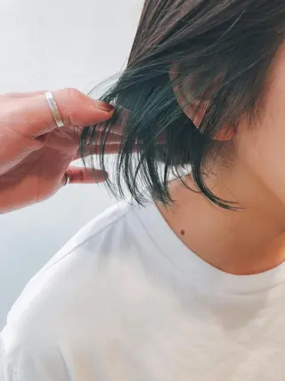 ショート カラー メンズカット特化柏駅 徒歩3分LOUのヘアスタイル