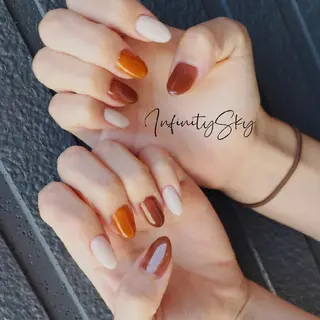 ネイル infinity skyのネイルデザイン