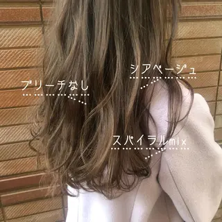 ロング RUKA 美容院×ネイリストのヘアスタイル