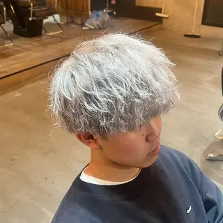 ショート カラー メンズ センターパート職人 店長/TSUBASAのヘアスタイル