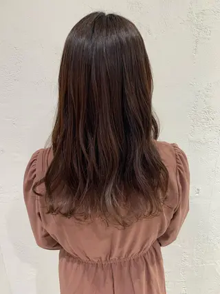 セミロング ヘアアレンジ 🫧透明感カラー/ ボブ/小笠原汐海🪽のヘアスタイル