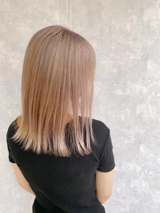 ミディアム カラー 入江 允のヘアスタイル