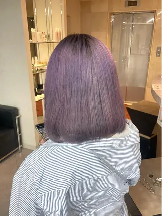 ミディアム ハイトーン/メンズ/ デザイン/梅田/ミユのヘアスタイル