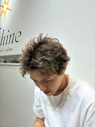 ショート パーマ メンズ メンズパーマ特化💈 髙木颯太💈のヘアスタイル
