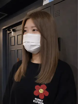 セミロング 🐒みき ゆうか🐒のヘアスタイル