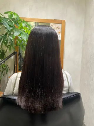 ロング カラー 馬場 彩のヘアスタイル