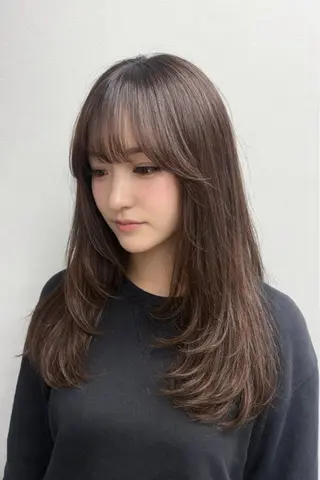 ロング ハイトーン×艶カラー 🤍MIZUKIのヘアスタイル