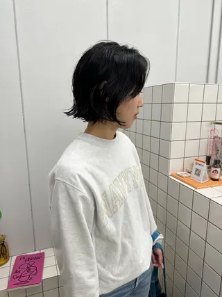 ショート パーマ パーマ/ボブ/ 神戸/豊浦翔太のヘアスタイル