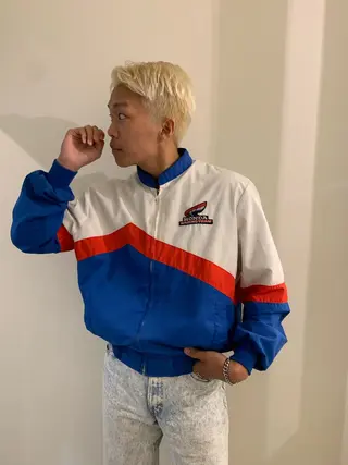 ショート カラー メンズ 落合希 Olivebeigeのヘアスタイル