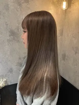 ロング カラー 艶カラー/縮毛矯正/ ケア/アレンジ/桜悠のヘアスタイル